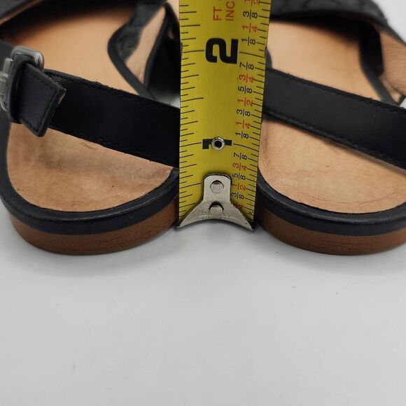 Madewell The Remi Slingback Flat in Woven Leather True Black Women's Size 8.5 - Picture 8 of 9